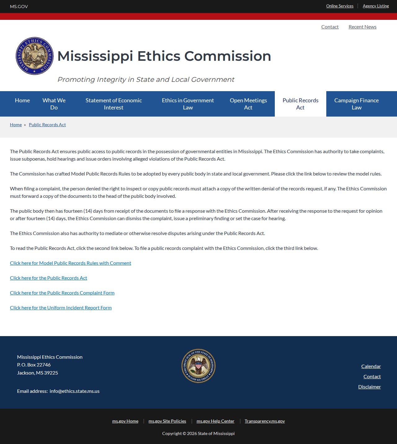 Pontotoc County court records denial and mediation source