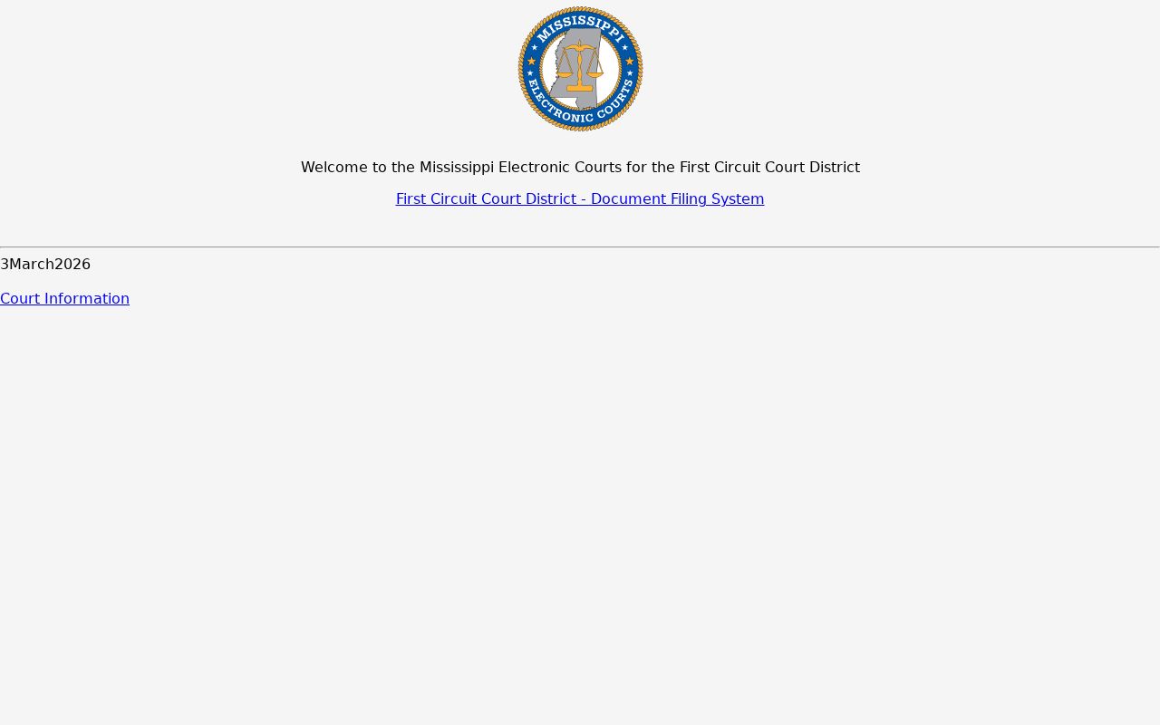 Pontotoc County criminal court dockets First Circuit MEC index